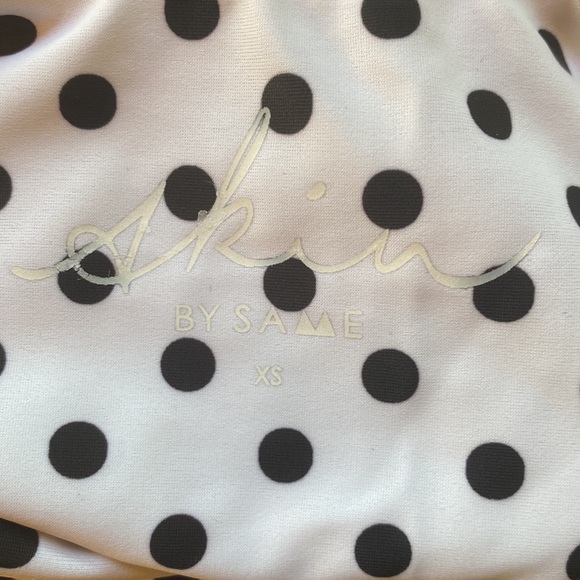 NWOT Skin by Same polka dot one piece swimsuit - Picture 7 of 9
